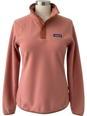Patagonia Micro D Snap-T Fleece Pullover Women's M Mellow Melon